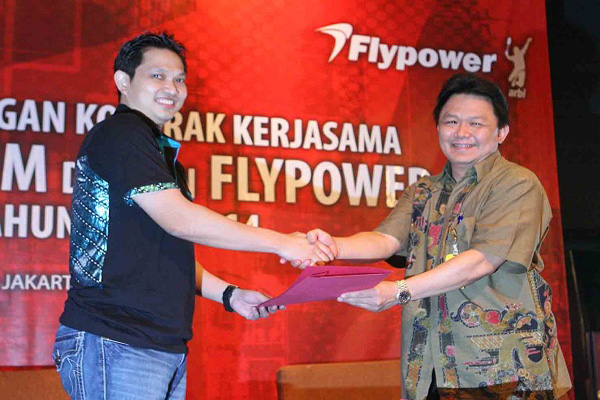 Kerjasama Flypower Dengan PBSI